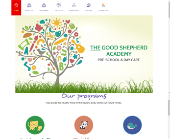 Website design for Children School