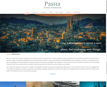 Website design for Travel Agency