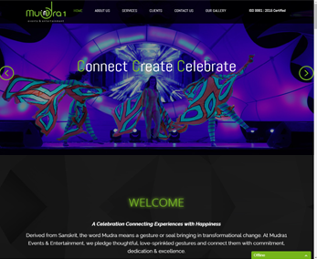 Website design for Event Management